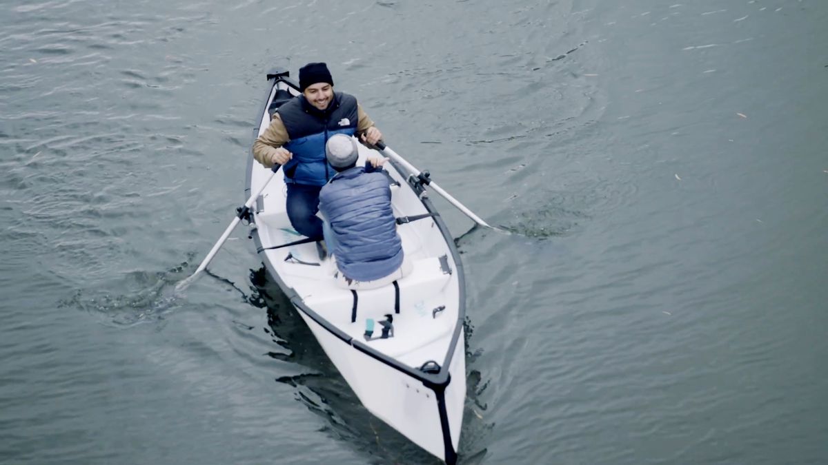 Składana dwuosobowa łódź jak walizka. MyCanoe POP przewieziesz pociągiem i schowasz za szafą 1