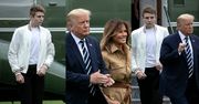 Syn Donalda i Melanii Trump pozuje fotografom PO RAZ PIERWSZY od wybuchu pandemii! Barron PRZERÓSŁ już swoich rodziców!(ZDJĘCIA)