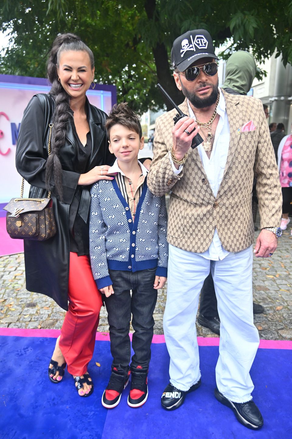 Maja Rutkowski z Krzysztofem Rutkowskim i synem 