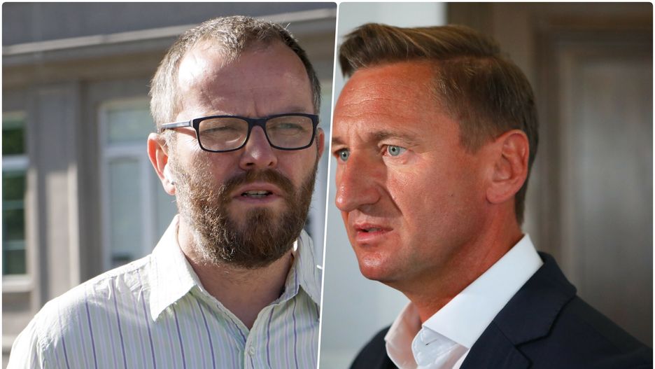 Tomasz Duklanowski (po lewej) wygrał w sądzie z marszałkiem Olgierdem Geblewskim (po prawej)