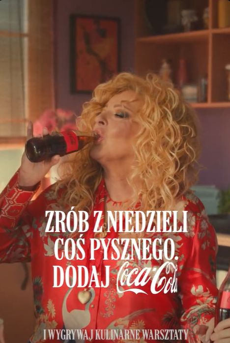 Magda Gessler w reklamie Coca-Coli