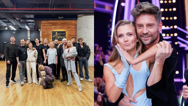 Uczestnicy "TzG" pozują bez Kaczorowskiej i Rogacewicza