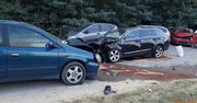 Kolizja z udziałem 6 pojazdów