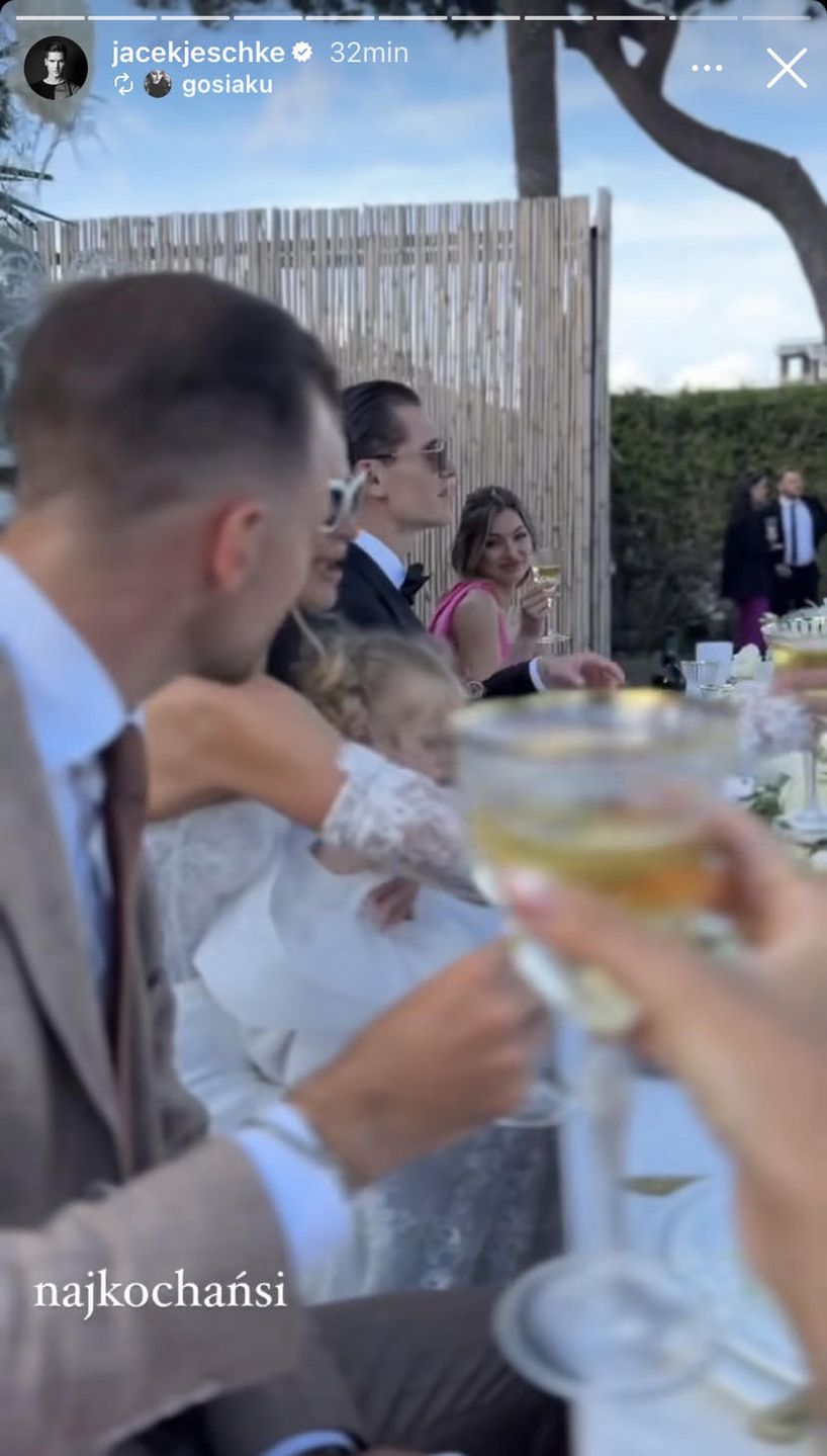 Tak wyglądały ślub i wesele Jacka Jeschke (Instagram)