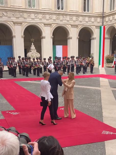 Marta i Karol Nawroccy we Włoszech