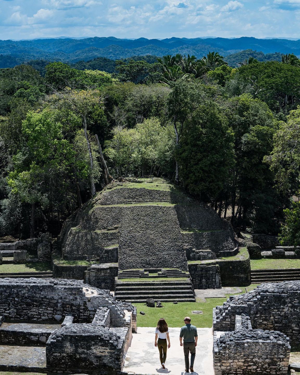 Kate i William w Belize