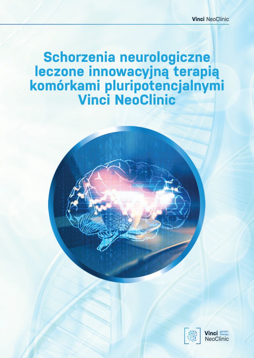 Oto dwie kolejne ulotki firmy Łukasza Mejzy - Vinci NeoClinic. Tym razem są skierowane do osób z problemami neurologicznymi i seniorów