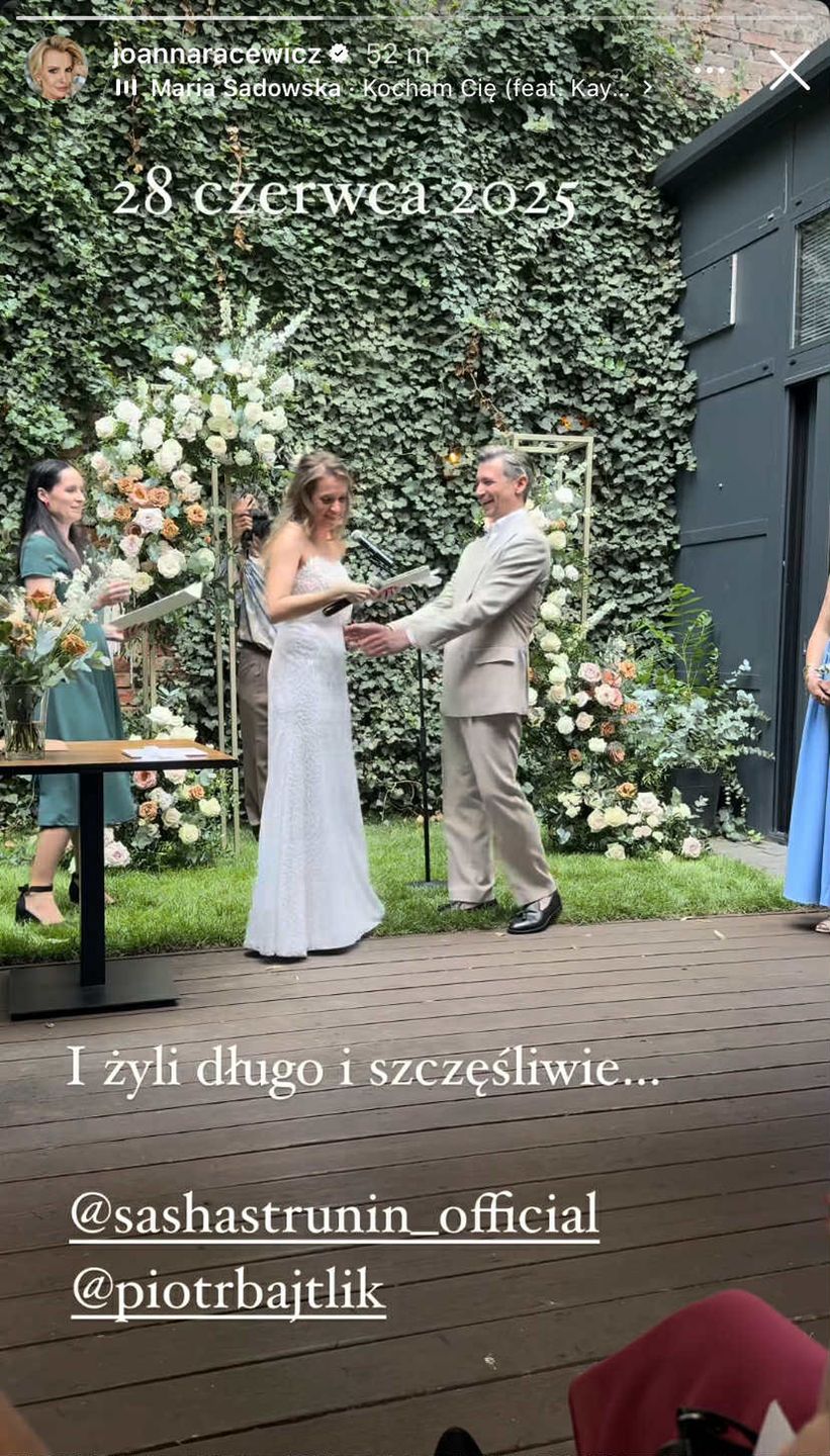Sasha Strunin wzięła ślub