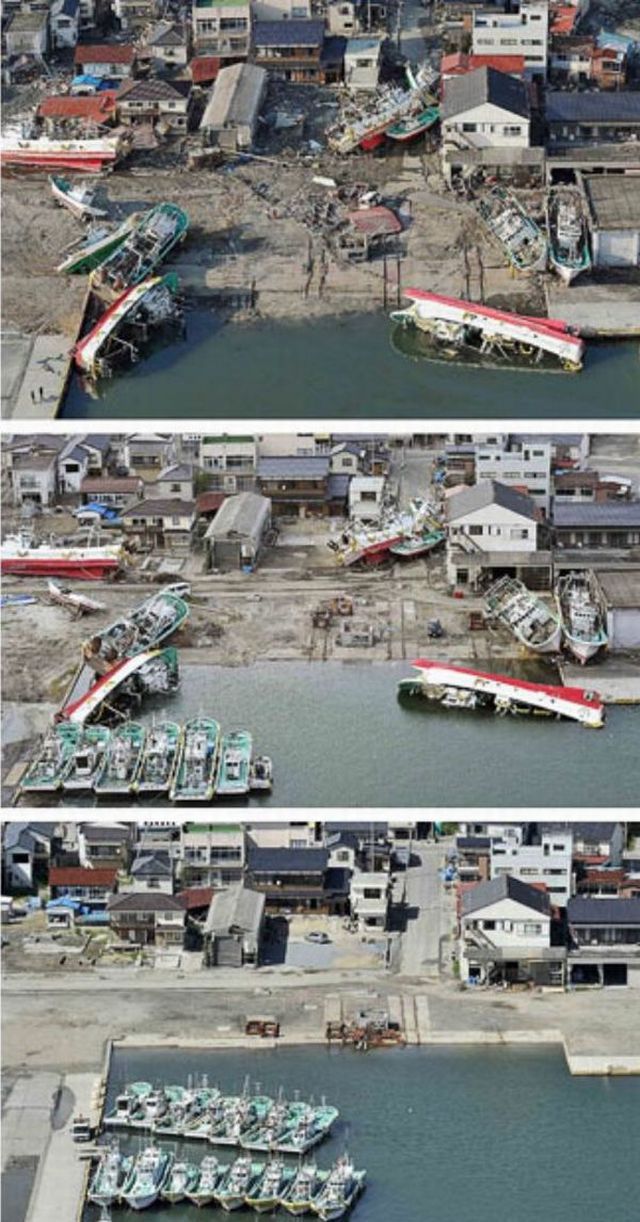 Japonia - w trakcie i 6 miesięcy po katastrofie 5