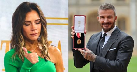Victoria Beckham zaprojektowała garnitur dla Davida, ale nie obyło się bez WPADKI. Gwiazda chyba sama jej nie zauważyła...
