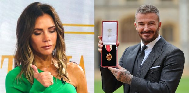 Victoria Beckham zaprojektowała garnitur dla Davida, ale nie obyło się bez WPADKI. Gwiazda chyba sama jej nie zauważyła...