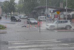 Zielona Góra pod wodą. Strażacy walczą ze skutkami ulewy