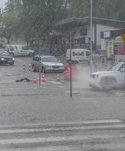 Zielona Góra pod wodą. Strażacy walczą ze skutkami ulewy