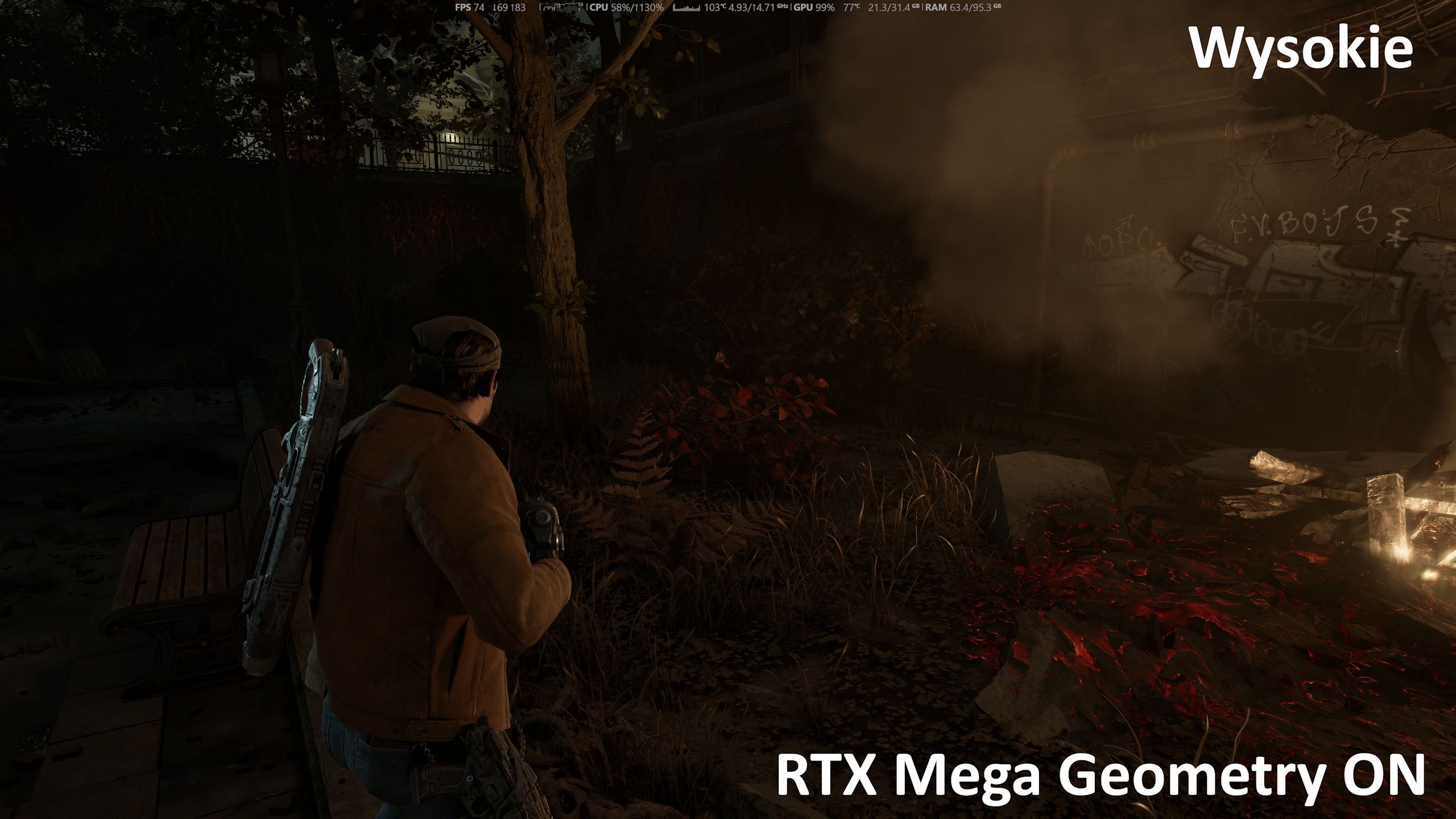 Gears of War: E-Day - ust. Wysokie z RTX Geometry