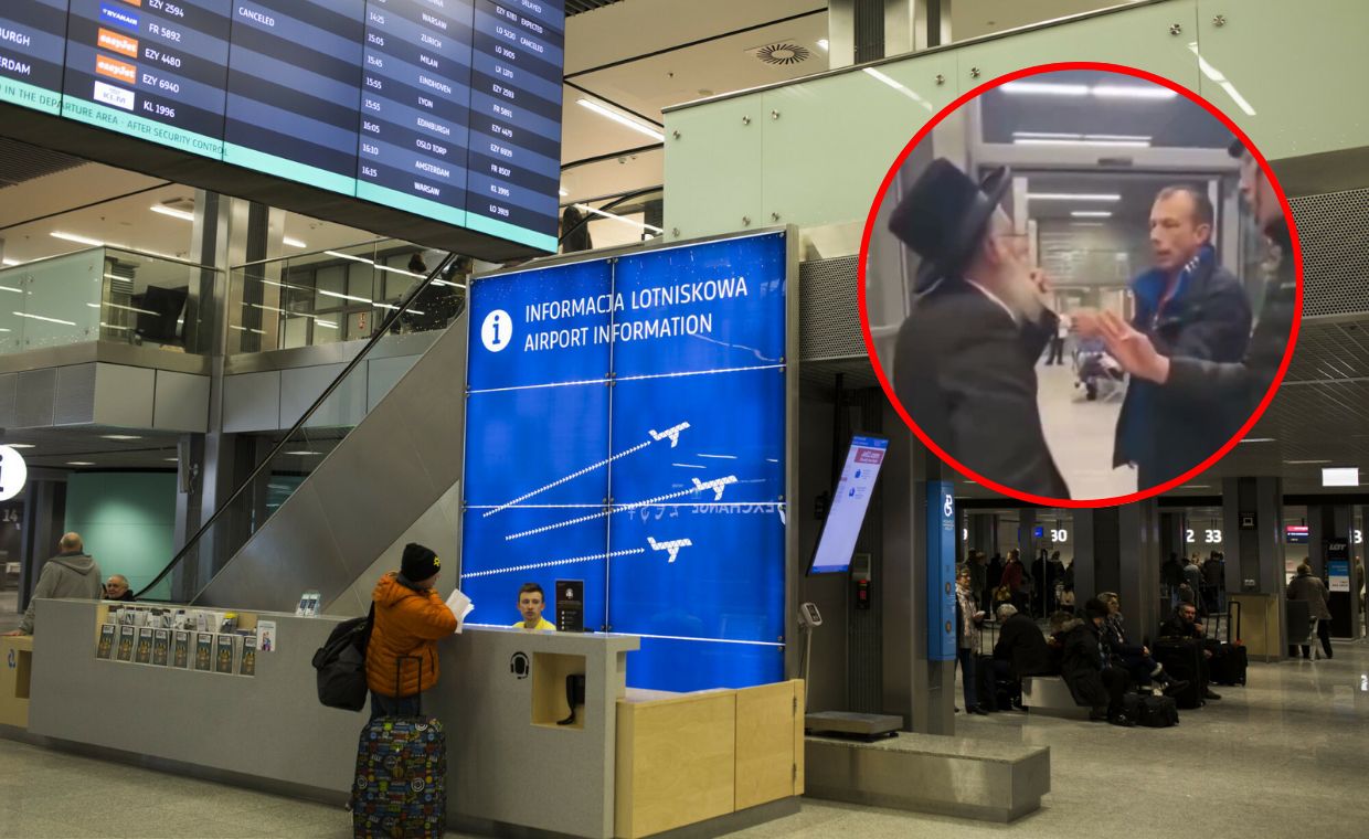 Incydent z celebrytą na lotnisku Balice. Policja wydała komunikat
