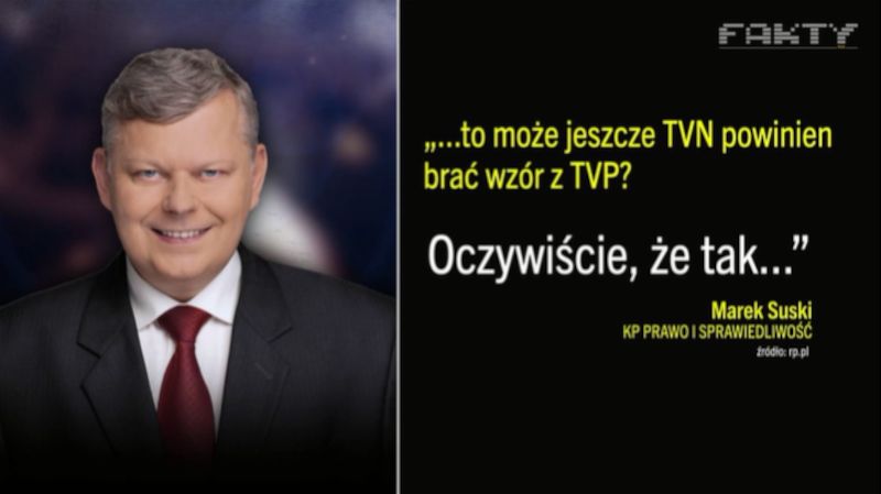 "Fakty" TVN punktują "Wiadomości" TVP w nowym materiale 