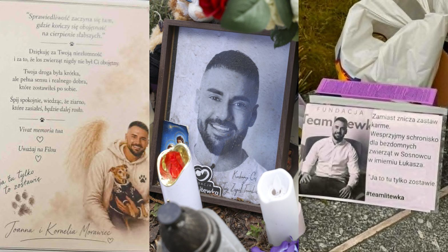 Tak ludzie pożegnali Łukasza Litewkę