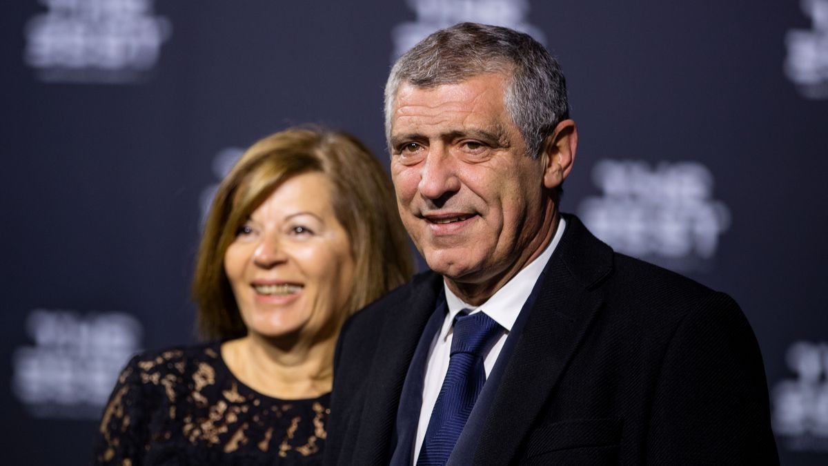 Fernando Santos i jego żona, Guilhermina Santos
