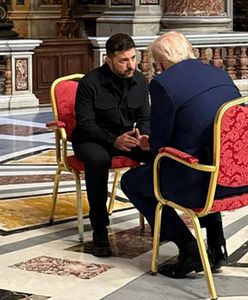 Zełenski po spotkaniu w Watykanie: Dziękuję, prezydencie Trumpie!