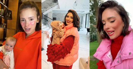 Klaudia Halejcio tuli córkę, prezentując okazały salon w willi za 9 milionów: "4 miesiące RAZEM" (FOTO)