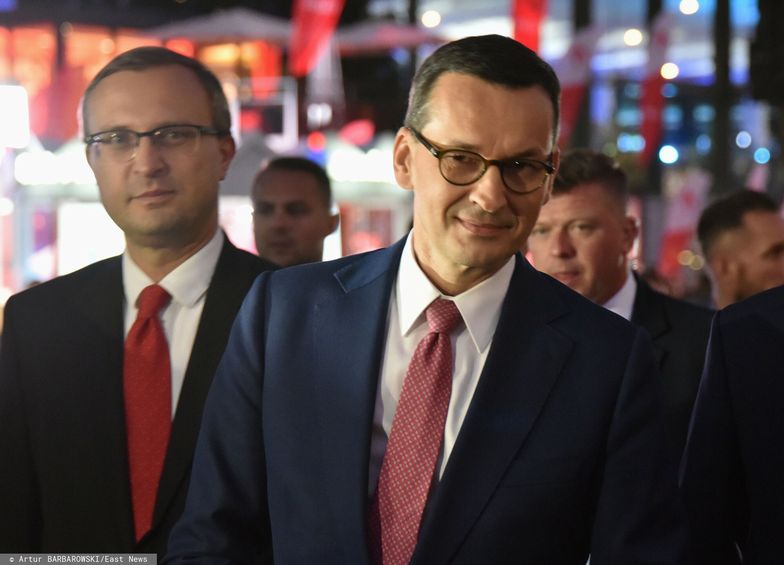 Mateusz Morawiecki i Paweł Borys