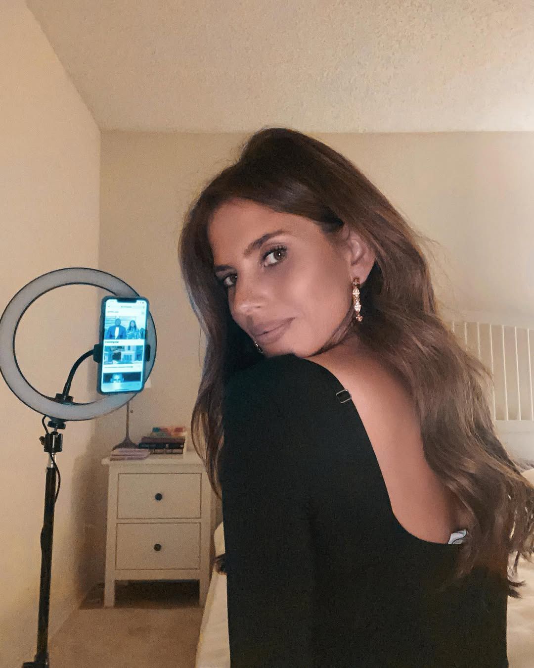 Sypialnia w domu Weroniki Rosati