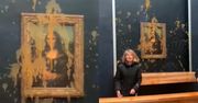 Mona Lisa OBLANA ZUPĄ! Aktywistki zaatakowały najsłynniejszy obraz na świecie (WIDEO)