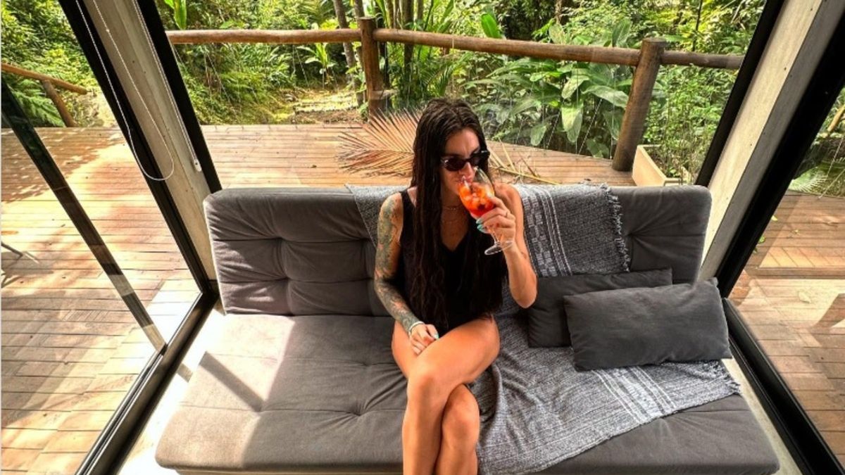 Malwina Smarzek w czasie wypoczynku w Brazylii