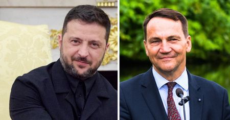 "Za wasze wsparcie". Zełenski reaguje na wpis Sikorskiego