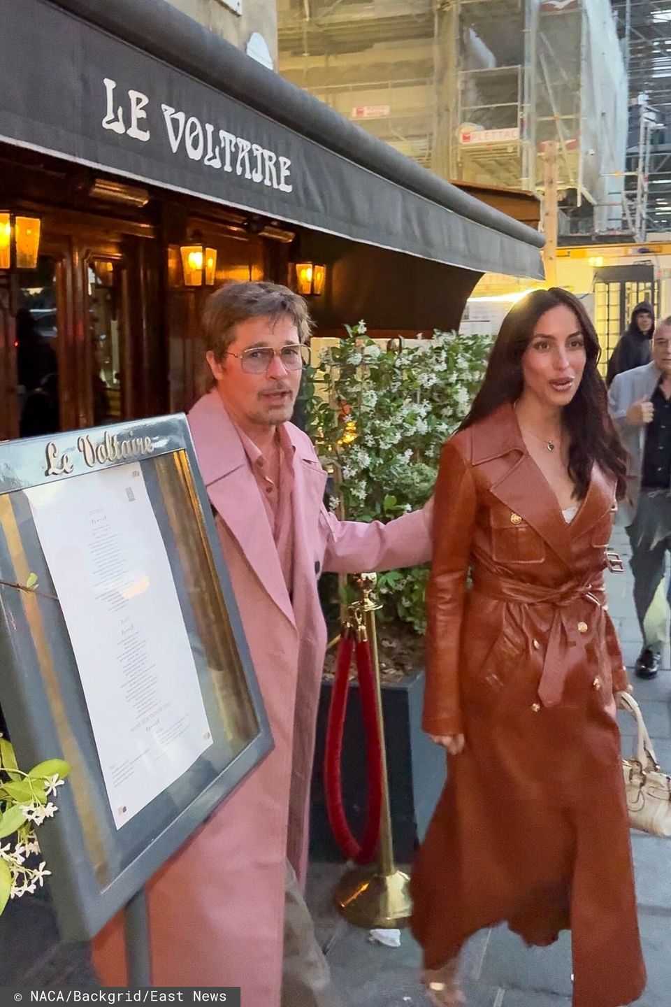 Brad Pitt i Ines de Ramon w Paryżu