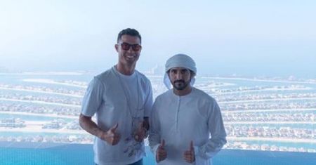 Cristiano Ronaldo spotkał się z księciem Dubaju. Miejsce robi wrażenie