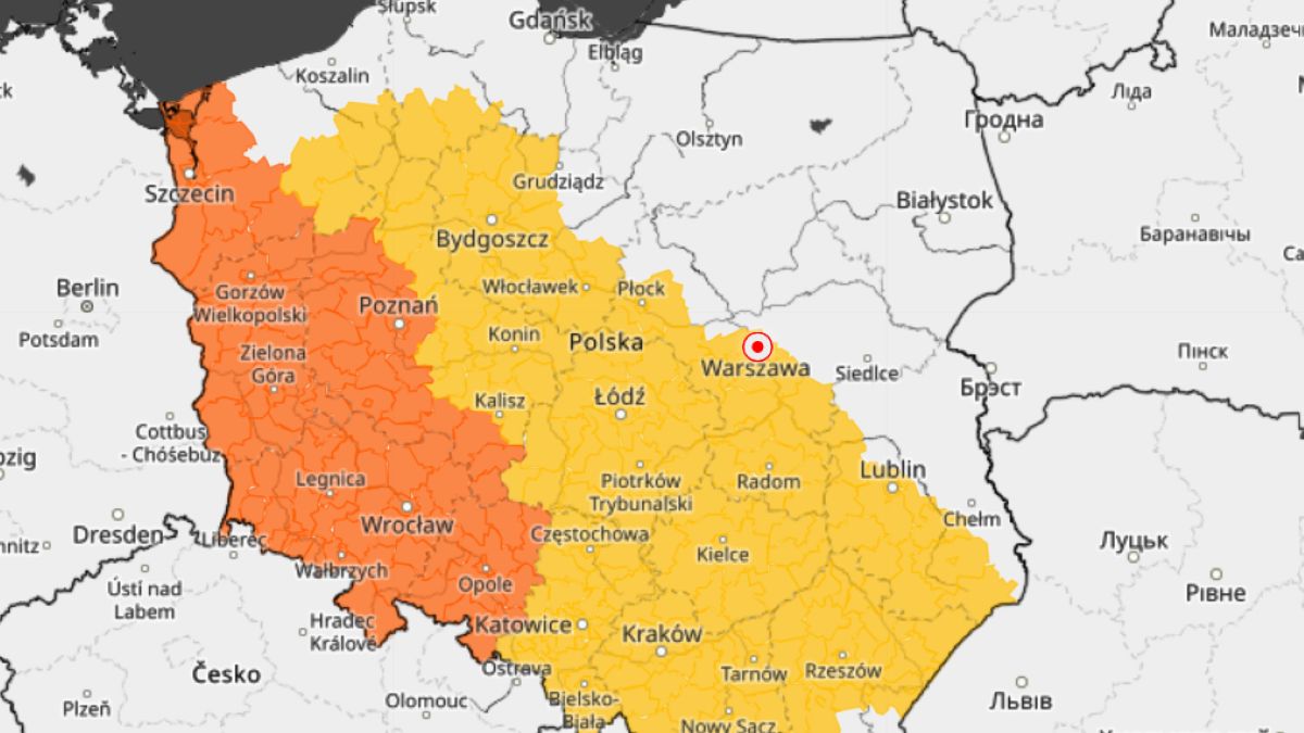 IMGW wydał ostrzeżenia I i II stopnia 