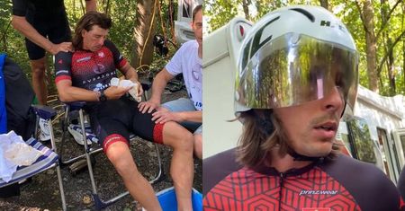 Robert Karaś walczy w dziesięciokrotnym Ironmanie i z... OSAMI: "Ciało reaguje opuchlizną" (FOTO)