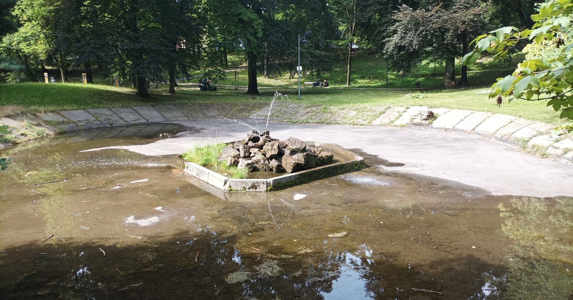 Fontanna w Parku Dietla