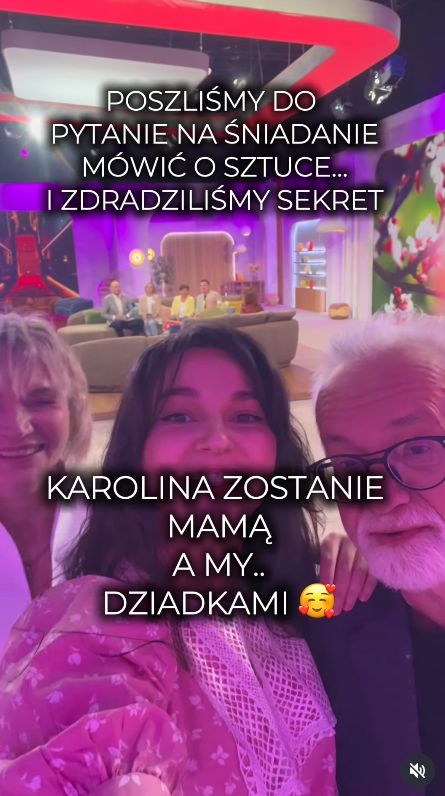 Karolina Sawka z rodzicami