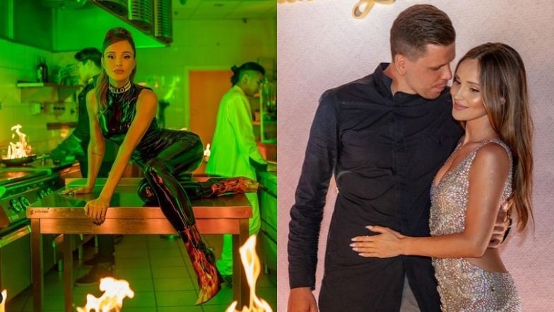 Wojciech Szczęsny zachwyca się lateksowym kombinezonem Mariny