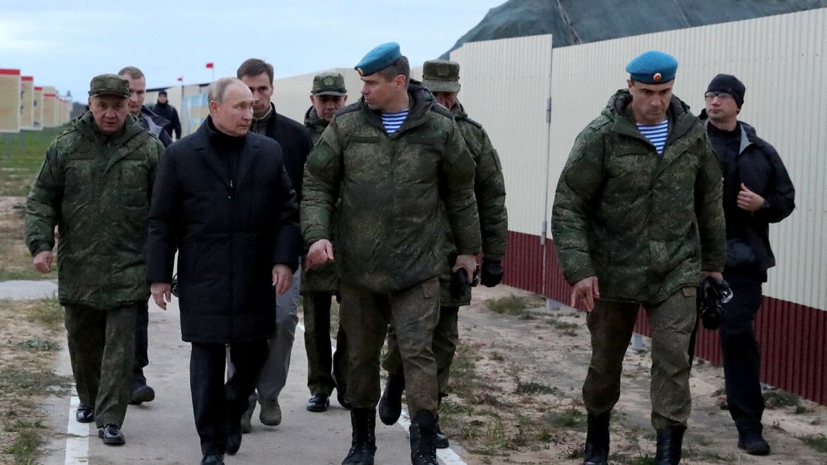 Putin na poligonie w Riazaniu
