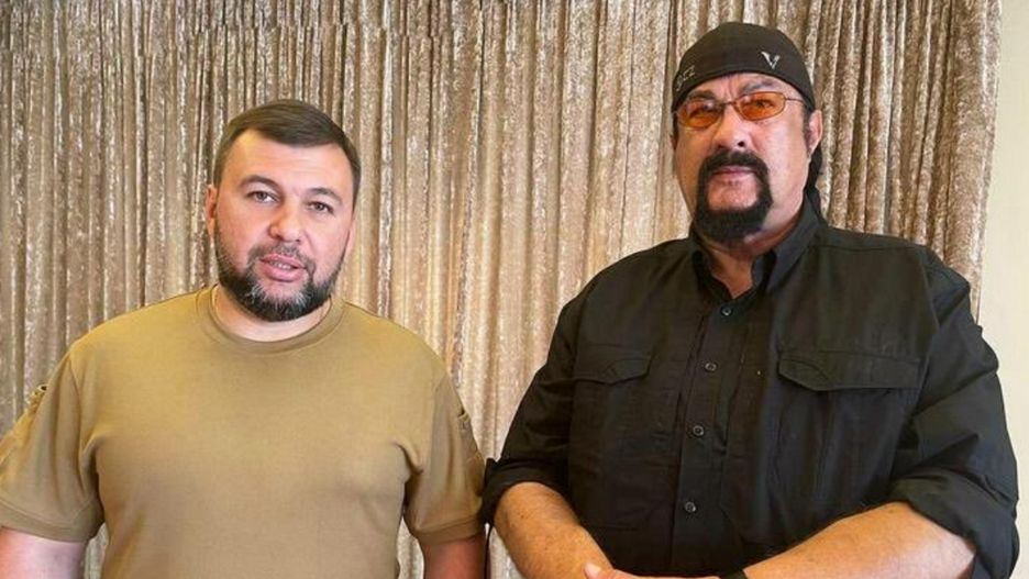 Dienis Puszylin i Steven Seagal
