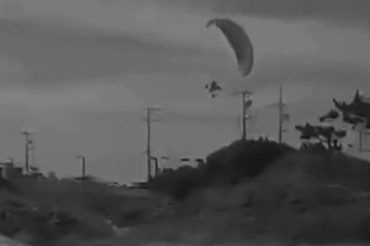 Two Hamas fighters died a cruel death on high voltage wires.