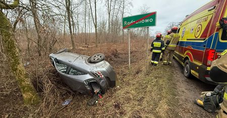 28-latek nie dostosował prędkości do warunków panujących na drodze!