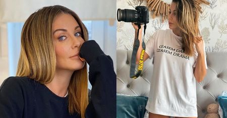 Figlarna (?) Małgorzata Rozenek GORSZY fanów zdjęciem w samej koszulce. "Widać KROCZE"