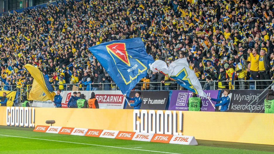 Kibice podczas meczu Motor Lublin – Legia Warszawa