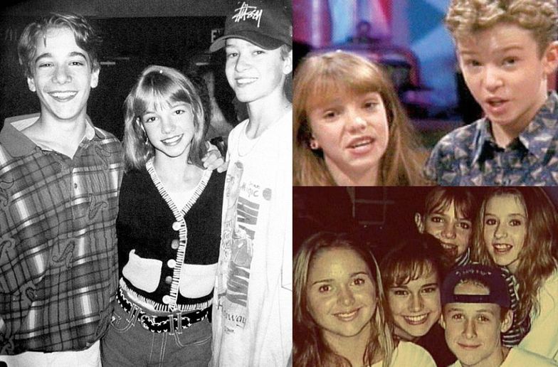 Britney Spears, Justin Timberlake, Christina Aguilera i Ryan Gosling w "Klubie Myszki Miki", 1993