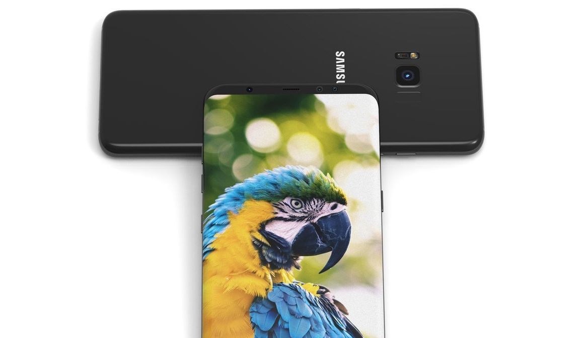 Koncept Samsunga galaxy S8 na bazie zdjęć urządzenia
