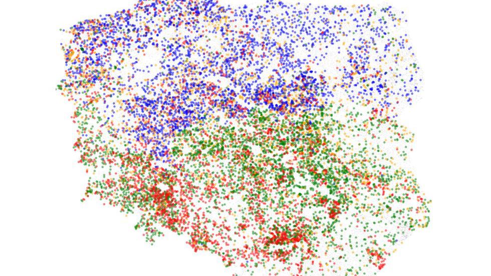 Fascynujące mapy! Zobaczcie rozmieszczenie końcówek nazw miejscowości w Polsce 1
