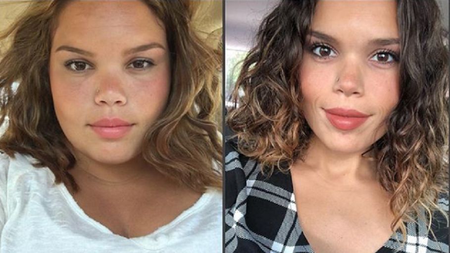 Jessica schudła 65 kg. 