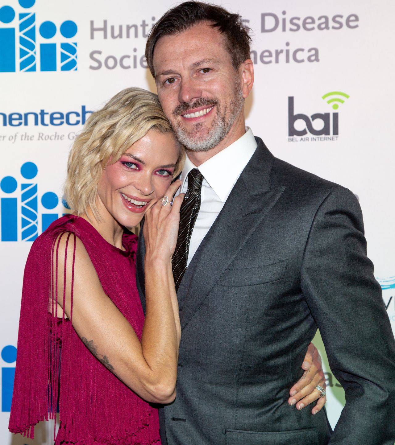 Jaime King and Kyle Newman in 2019.