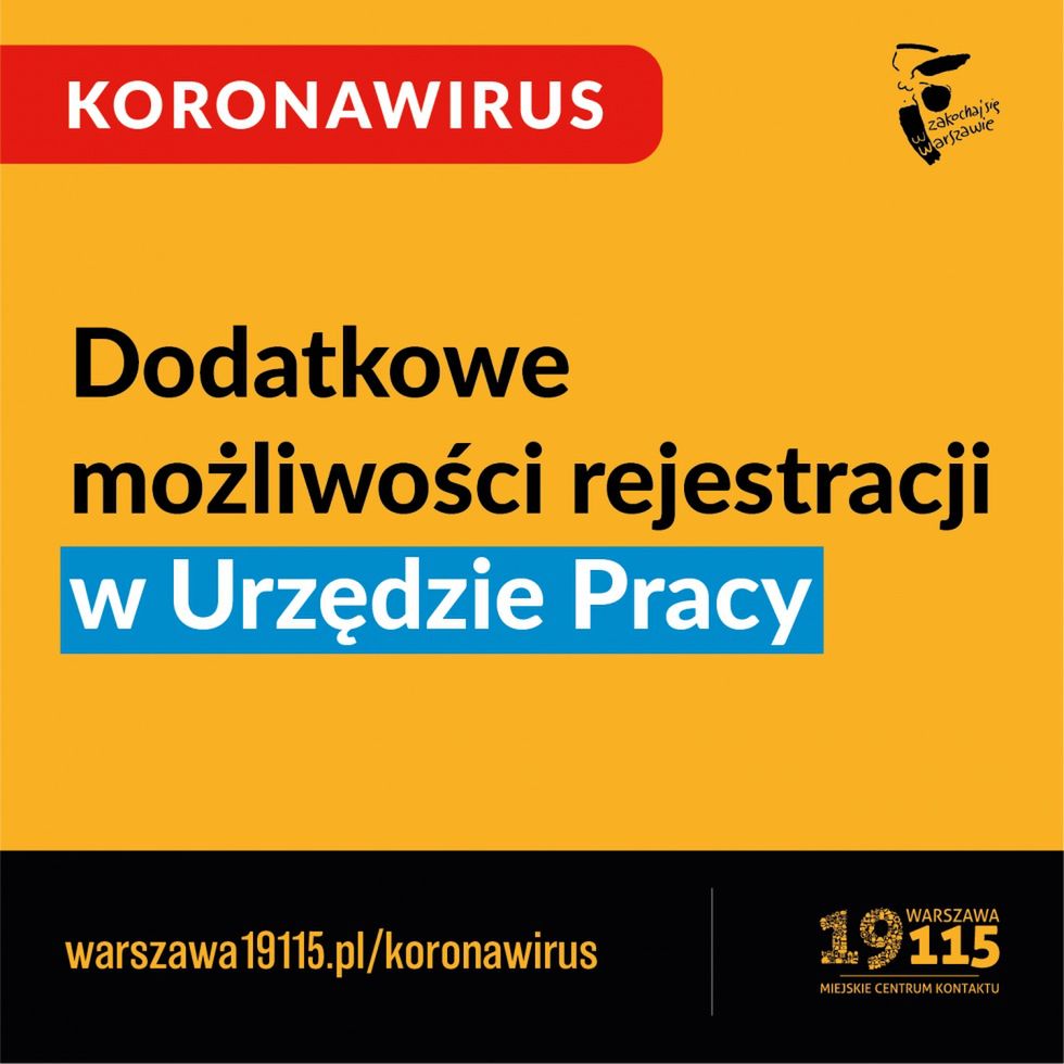 Warszawa. Dodatkowa forma rejestracji bezrobotnych