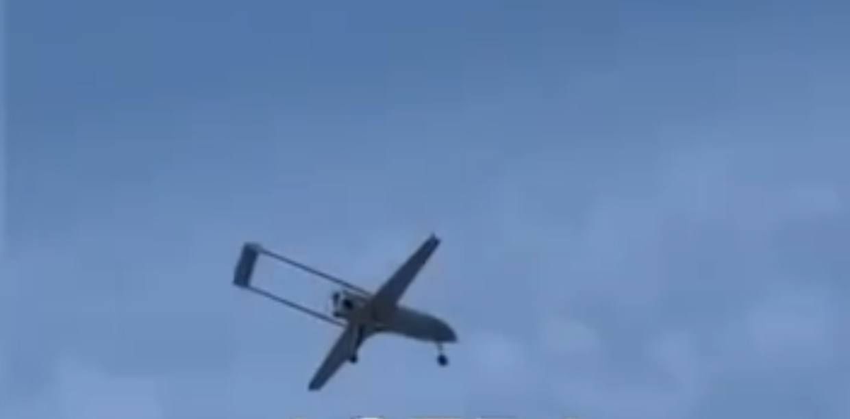 Na zdjęciu prawdopodobnie dron kamikaze „Lyutyy”, którym uderzono w rafinerię Ryazan w marcu 2024 r.