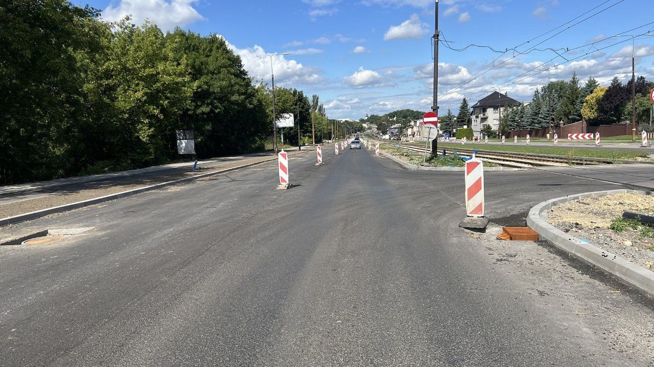 Remont i przebudowa DW910 w Będzinie
